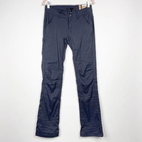 NWT prAna Halle Pant Tall Inseam Coal UPF 50+ Quick-dry 4 - Picture 3 of 16